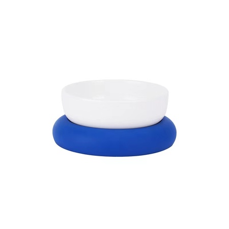 Zeze 圈圈陶瓷碗(白+藍)