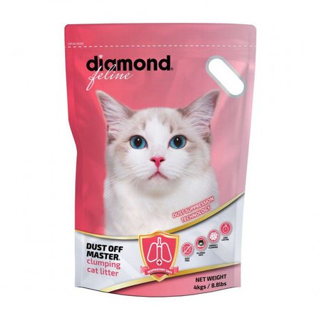 Diamond Feline 鑽石砂-無塵香水砂 4kg