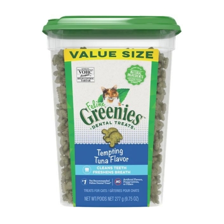 Greenies 潔齒貓零食 - 吞拿魚味 9.75oz
